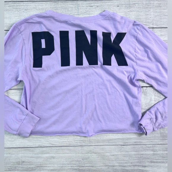 Victoria’s Secret 2 for 1 Bundle PINK Long Sleeve Crop and Tie Dye PINK Tee 💗 - Picture 5 of 8